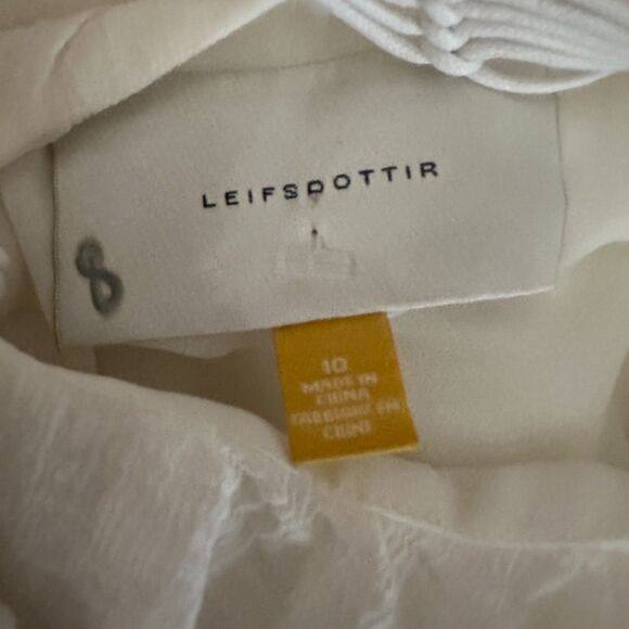 Leifsdottir Anthropologie Womens Ardastra Gauze Shell Collar Maxi‎ Dress Size 10 - Picture 9 of 10